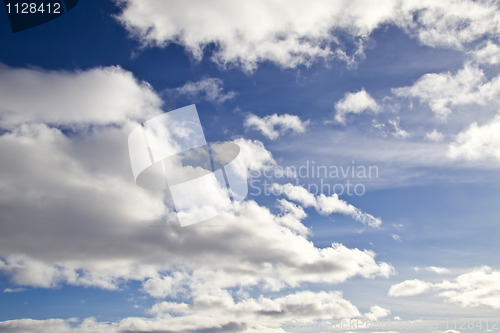 Image of Blue sky and white clouds 