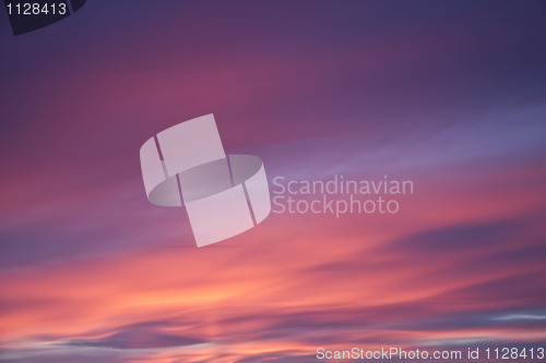 Image of Sunset sky