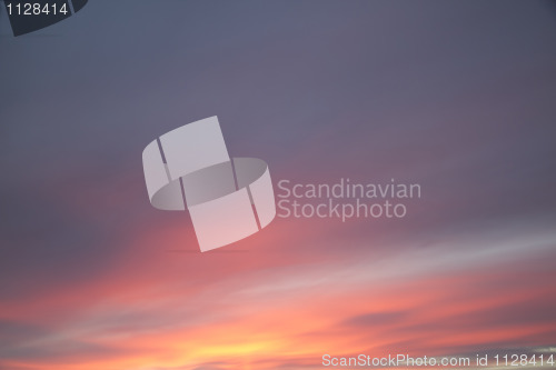 Image of Sunset sky