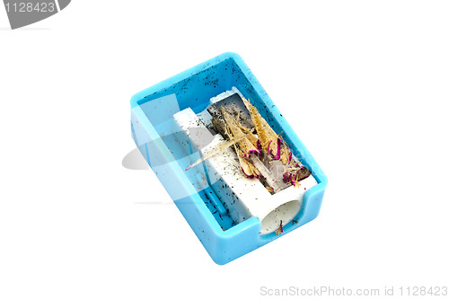 Image of Blue pencil sharpener 