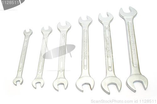 Image of set of the wrench tools