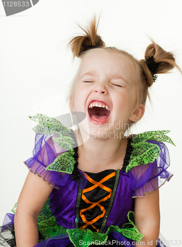 Image of Laughing young little girl