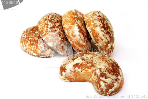 Image of five honey-cakes