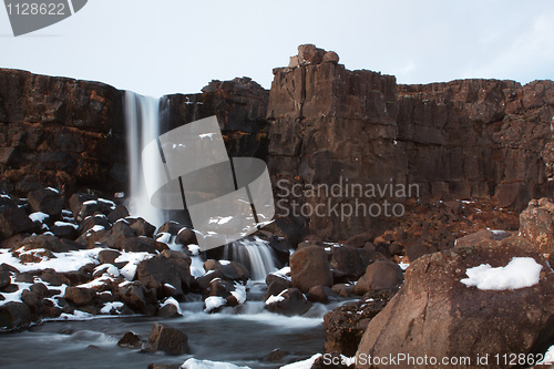 Image of Waterfall at Thingvellir