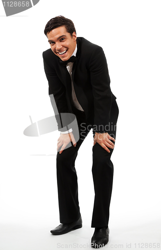 Image of Businessman having a break