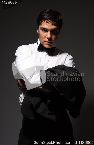 Image of Provocative self-confident man