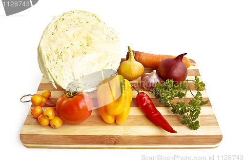 Image of Vegetables on the board