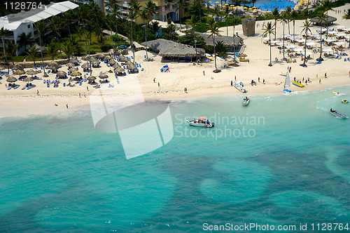 Image of Boats and beach from above