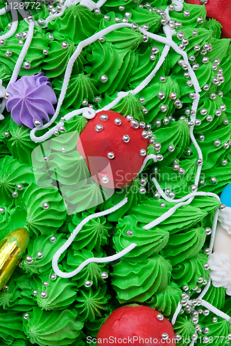 Image of Close-up cake decorations