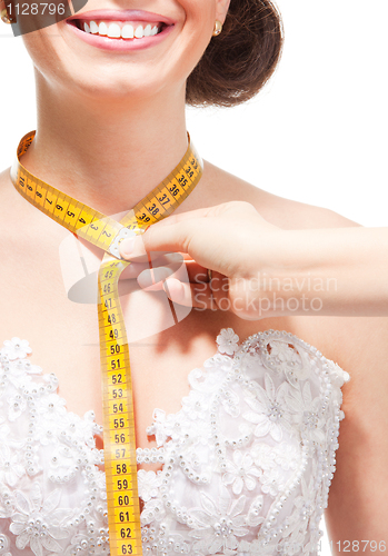 Image of Measuring the size of neck