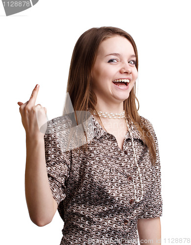 Image of Young woman posing