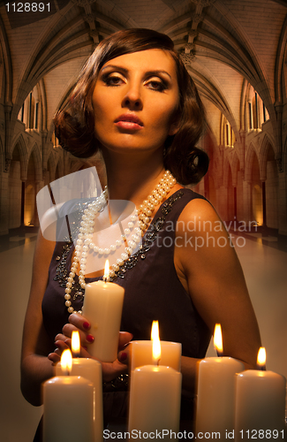 Image of Praying in the church