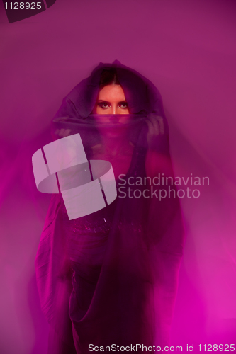 Image of Woman in yashmak
