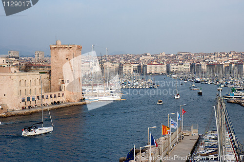 Image of  	 Marseille, the marina.