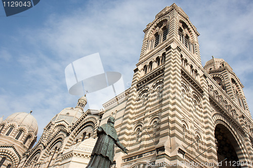 Image of Mgr. Belsunce's statue, Cathedral La Major,