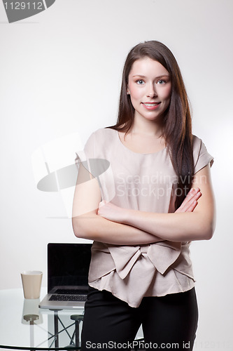 Image of Businesswoman in office