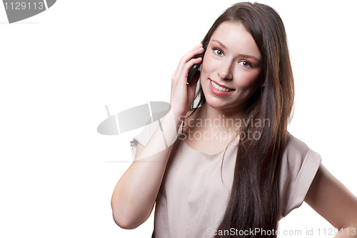 Image of Businesswoman on the phone