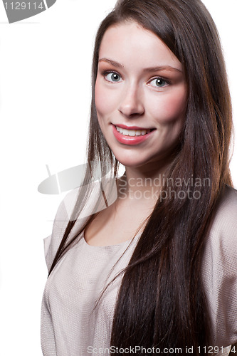 Image of Caucasian businesswoman