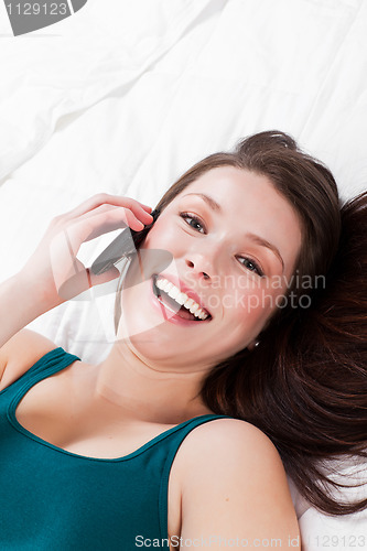 Image of Woman on the phone