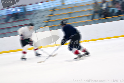 Image of Hockey Players On the Ice