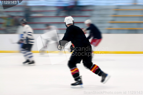 Image of Hockey Players On the Ice