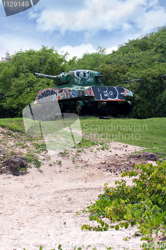 Image of Flamenco Beach Army Tank