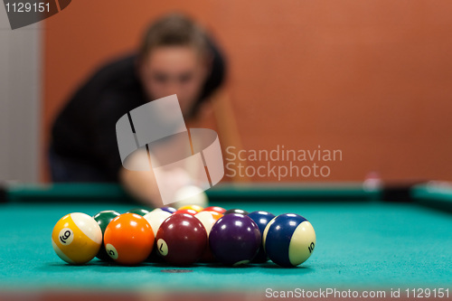 Image of Billiards Player