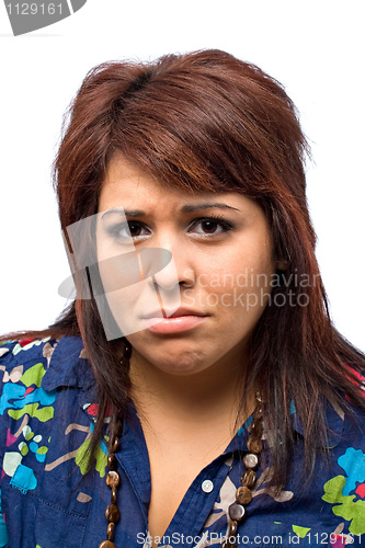 Image of Sad Faced Woman