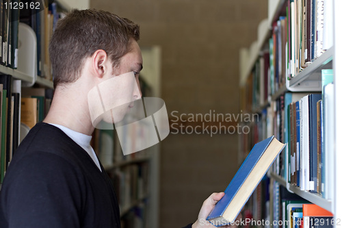 Image of Student at the Library