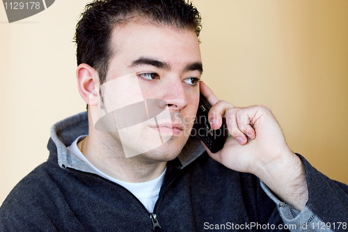 Image of Man Talking On His Phone