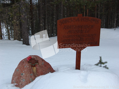 Image of Finnish soldier's grave