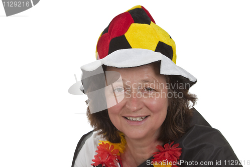 Image of Female Soccer Fan