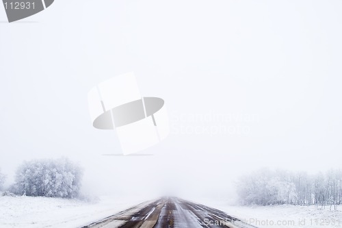 Image of Prairie Road in Fog