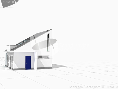 Image of modern house 3d