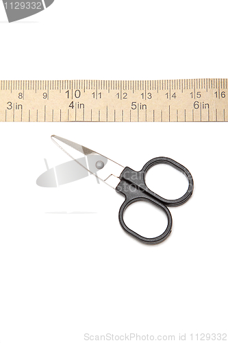 Image of Scissors and measuring tape