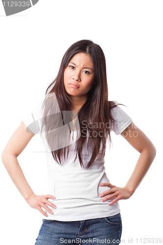 Image of Angry asian woman