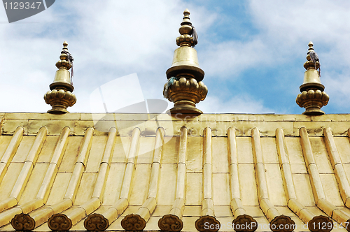 Image of Golden roofs of a lamasery