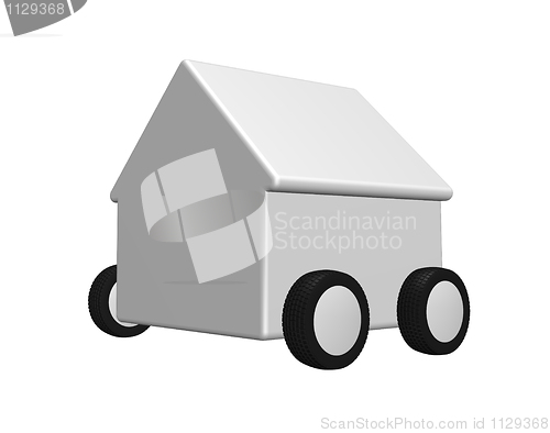 Image of house on wheels