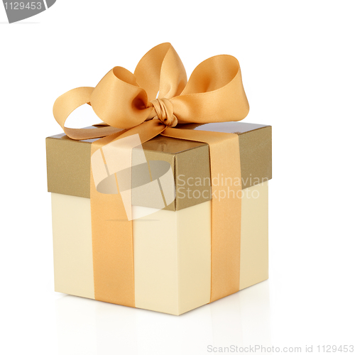 Image of Gift Box with Gold Bow