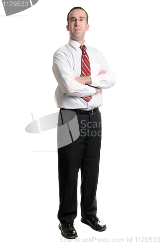 Image of Businessman On White