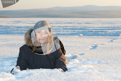 Image of beautiful young girl