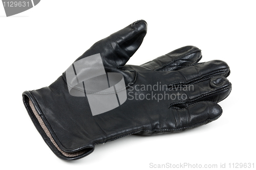Image of one leather glove