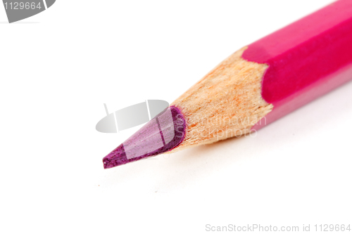 Image of red pencil closeup