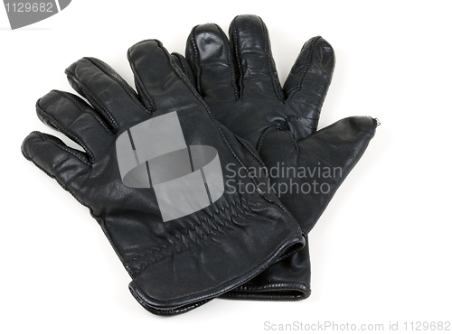Image of pair of leather gloves