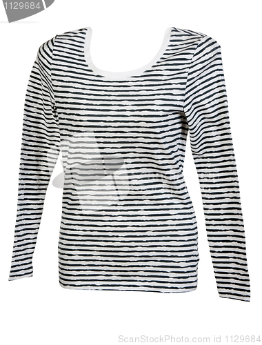 Image of Female striped clothes