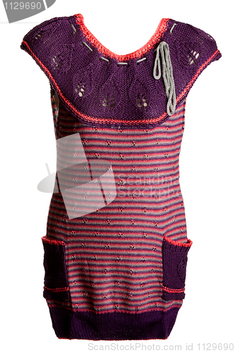 Image of knitted woman's dress