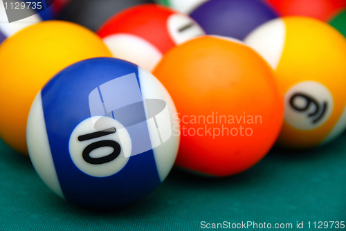 Image of Billiards balls