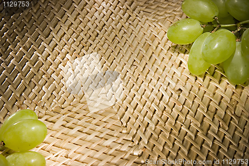 Image of Background with green grapes