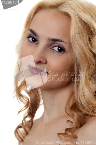 Image of portrait of a beautiful blonde
