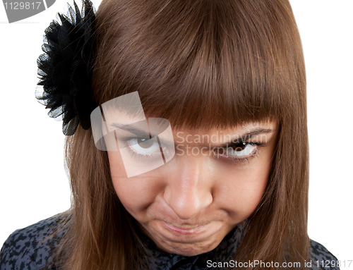 Image of portrait of a young beautiful girl